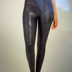 Faux Leather Moto Leggings S/P